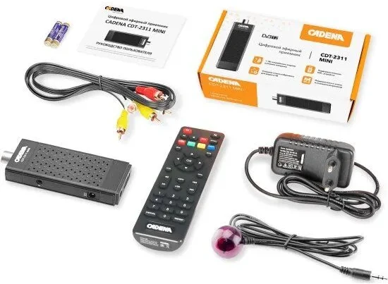 Цифровой приемник ТВ CADENA CDT-2311 MINI DVB-T2 черный