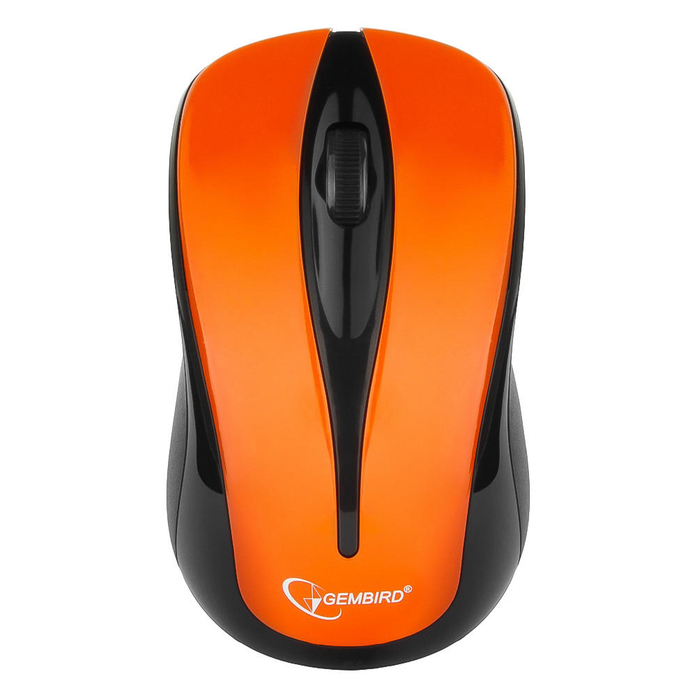 Мышь беспроводная Gembird MUSW-325-O, оранжевый, USB