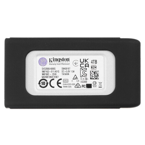 Внешний накопитель SSD 4Tb Kingston USB 3.2 (SXS2000/4000G), серый