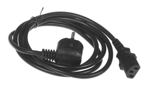 Кабель питания БП/Сеть Cablexpert PC-186, 1.8м, Schuko- C13, черный
