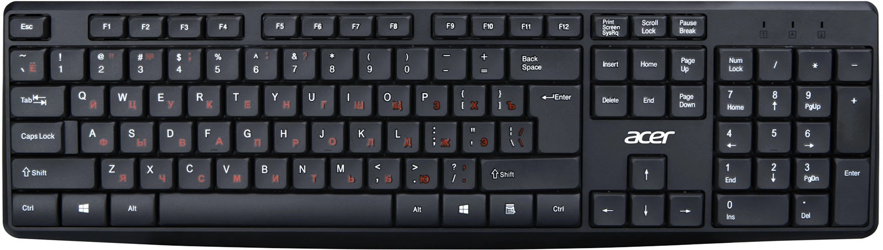 Клавиатура Acer OKW121, черный