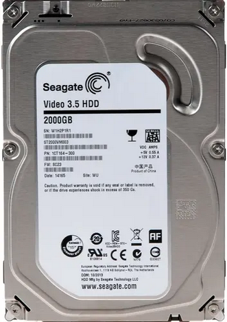 Жесткий диск 3.5" 2000Gb Seagate Pipeline (ST2000VM003)