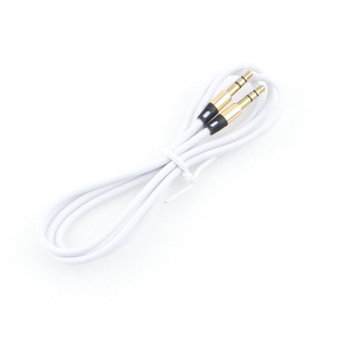 Кабель AUX 3.5мм/3.5мм Male-Male 1м, белый Cablexpert CCAB-01-35MM-1MW PRO-серия