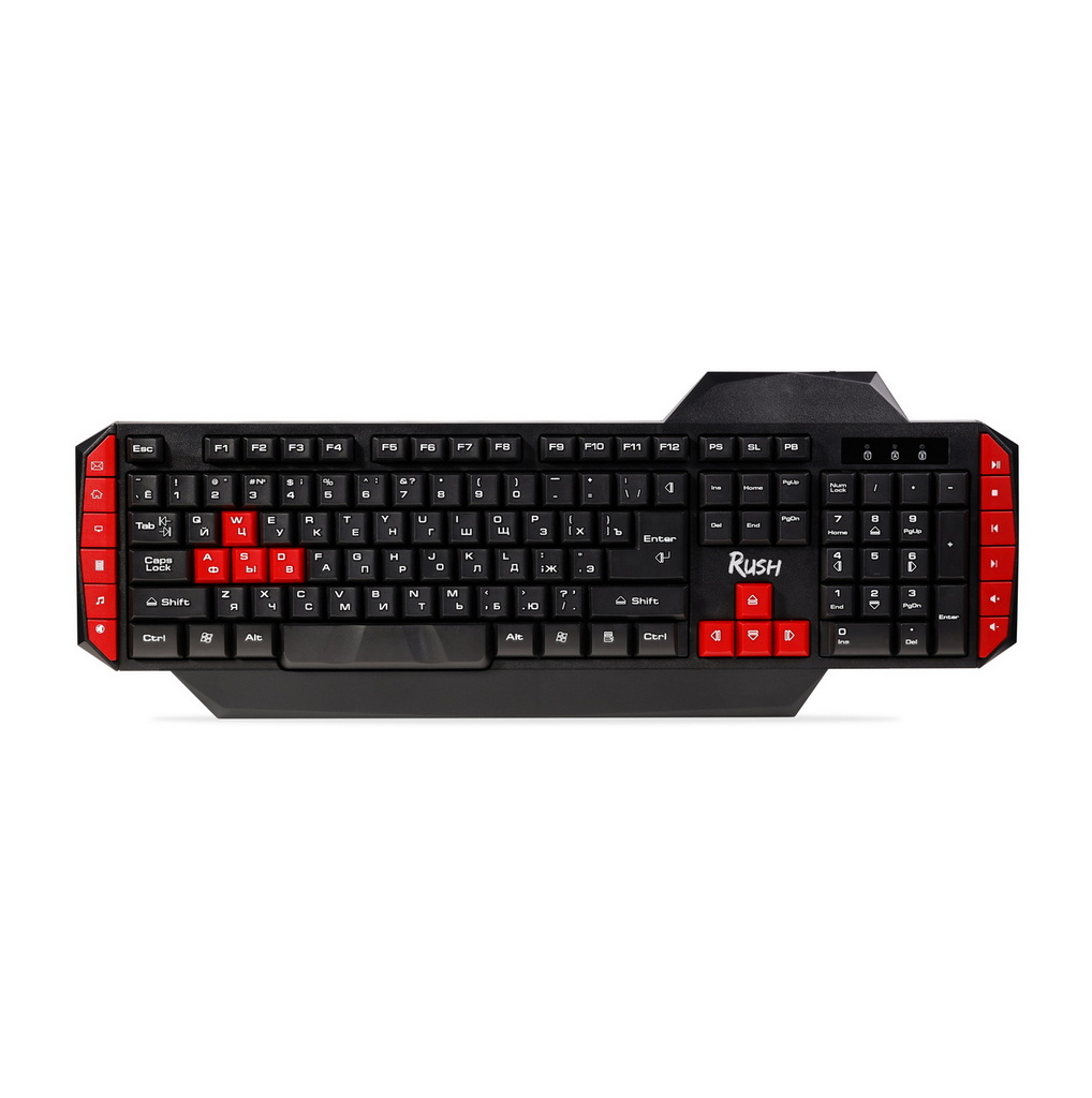 Клавиатура игровая с подсветкой Smartbuy RUSH Raven (SBK-200GU-K), USB, черный