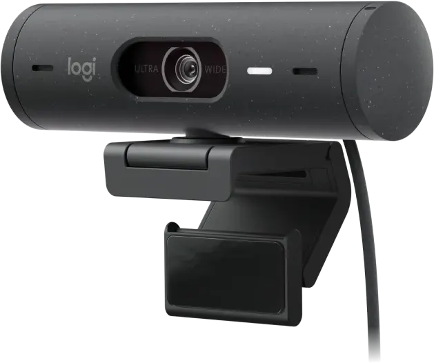Веб камера Logitech Brio 500 (960-001430), серебристый