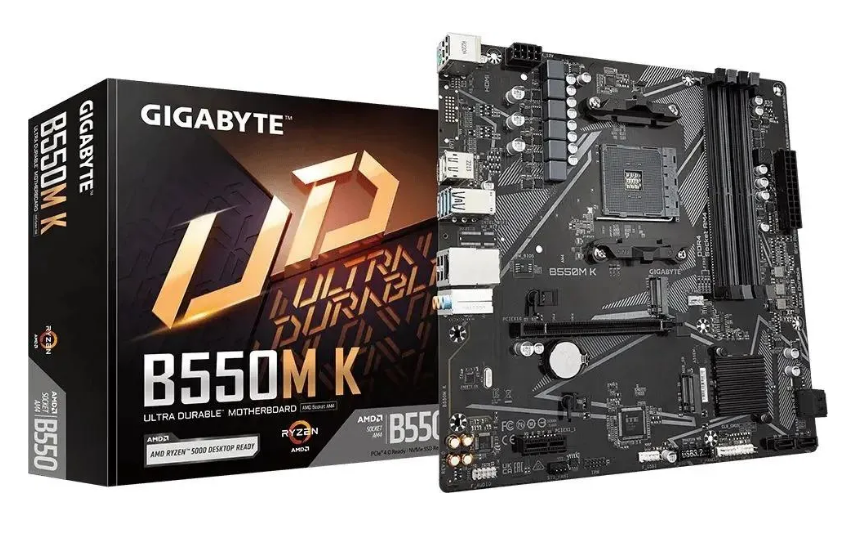 Материнская плата Socket AM4 GIGABYTE B550M K