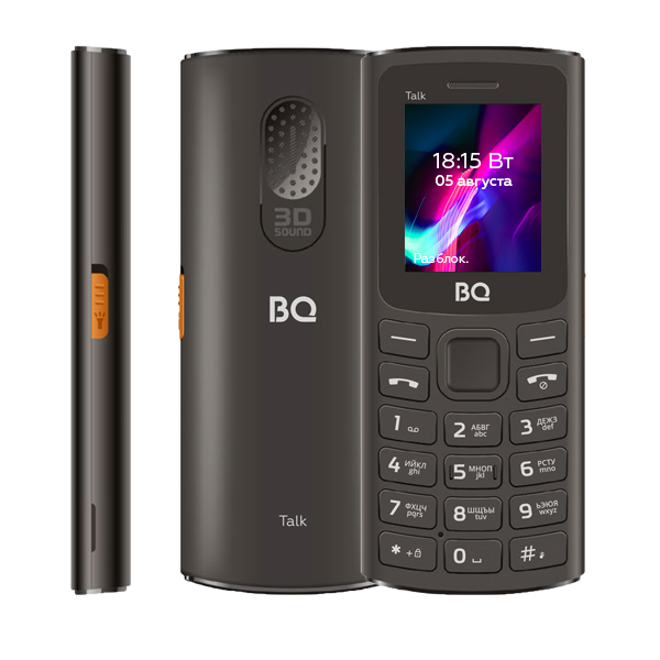 Мобильный телефон BQ-1862 Talk Black Dual SIM