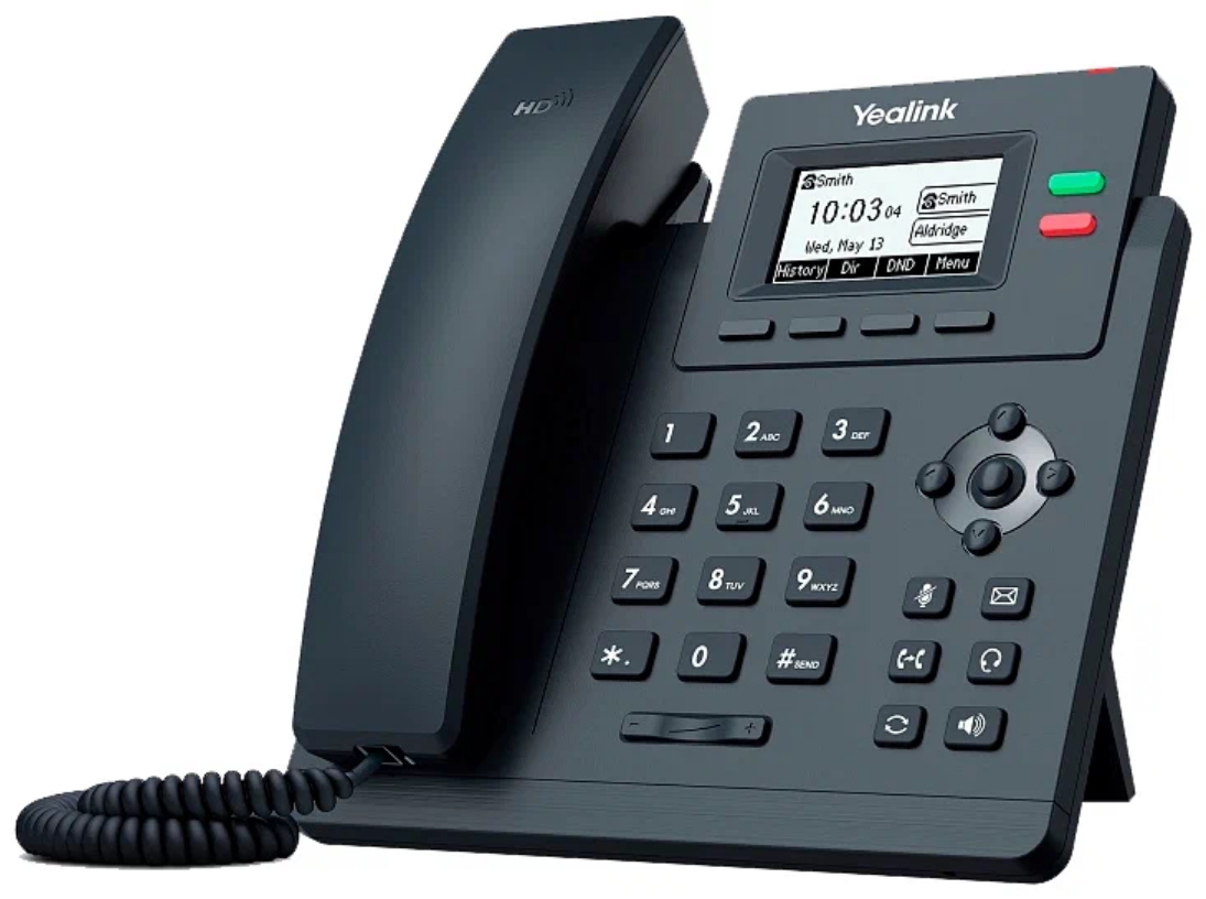 Телефон VoIP Yealink SIP-T31G с блоком питания, GigE