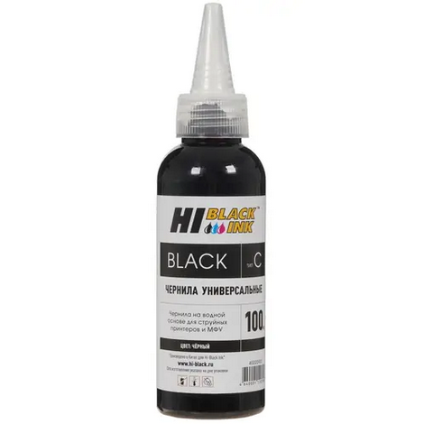 Чернила Hi-Black Универсальные для Canon (Тип C), Bk, 0,1 л.
