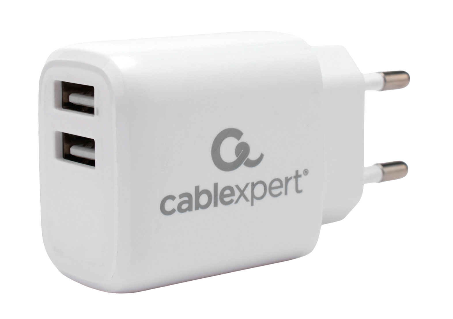 Универсальное СЗУ Cablexpert MP3A-PC-58 (10.5Вт, 2 USB, 2.1А), белый