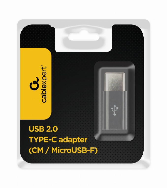 Переходник USB Type-C/USB MicroB (F) Cablexpert A-USB2-CMmF-01