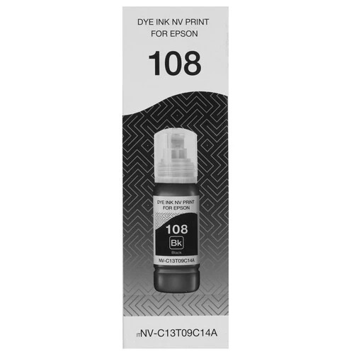 Чернила NVPrint NV-C13T09C14A 108 Black для Epson Ecotank L8050/L18050