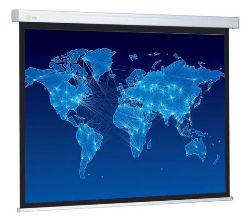 Экран для проектора Cactus 150x150см Wallscreen CS-PSW-150X150-BK 1:1 настен.-потолоч. рулон. чер