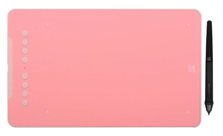 Графический планшет XP-PEN Deco 01 V3, розовый