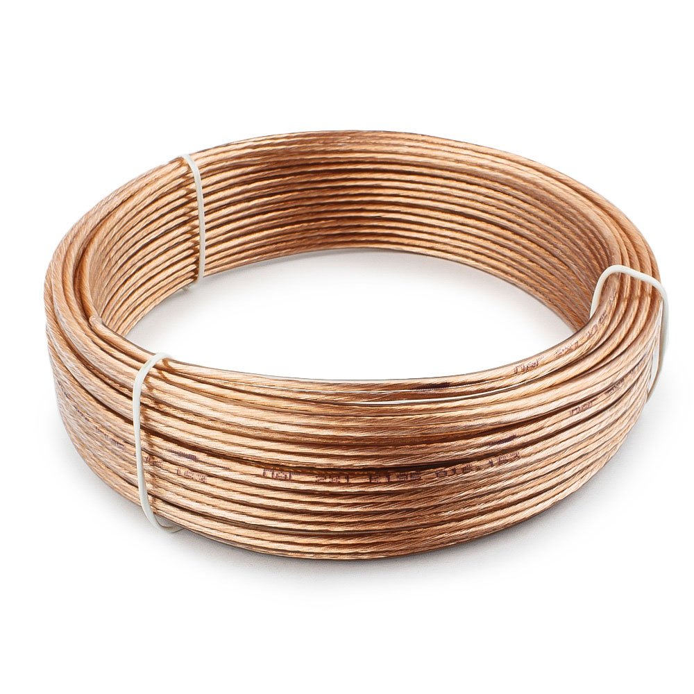 Кабель акустический (бухта) 15м Cablexpert CC-TC2x1,0-15M, 2x1.0мм2, медь