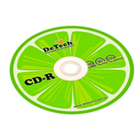 Оптический диск CD-R DeTech 700Mb; 52x (1шт)