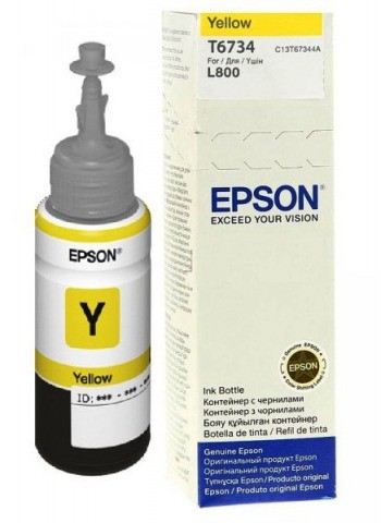 Чернила Epson (C13T67344A) Yellow L800