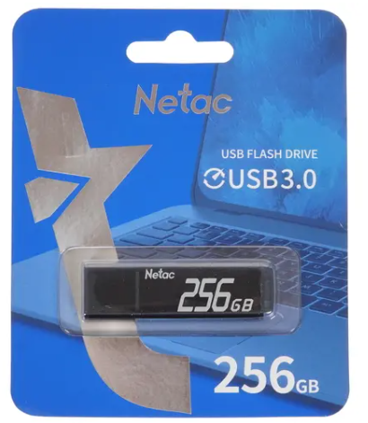 Флеш накопитель 256Gb USB 3.0 Netac U351 (NT03U351N-256G-30BK)