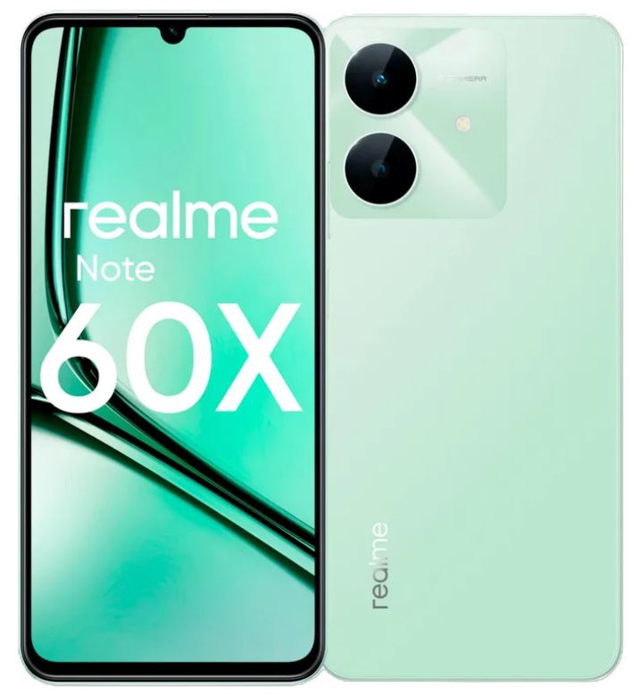 Смартфон Realme Note 60X 3/64Gb, зелёный
