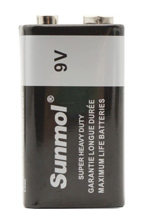 Батарейка Sunmol PP3/6F22 (Крона) 9V 1шт