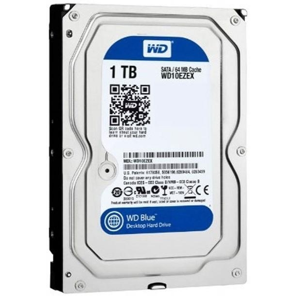 Жесткий диск 3.5" 1000Gb WD Caviar Blue (WD10EZEX)