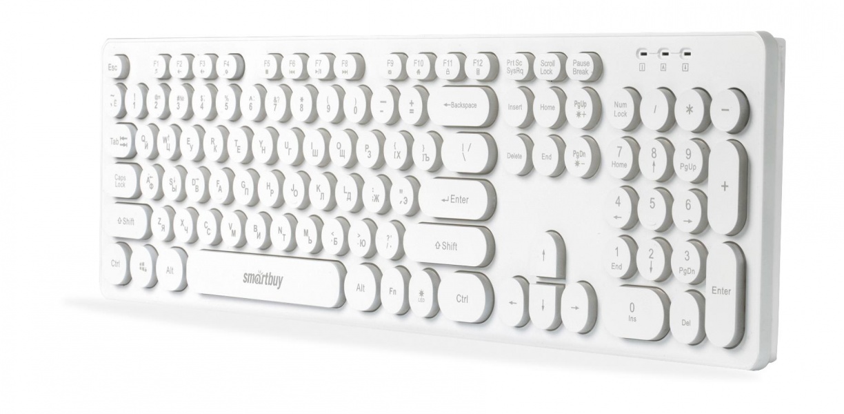 Клавиатура Smartbuy ONE 328, USB, белый