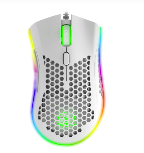 Мышь игровая PANTEON MS77, белая USB