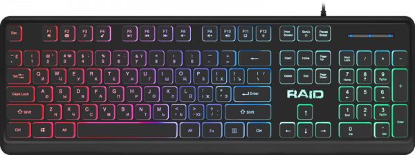 Клавиатура игровая с подсветкой Defender Raid GK-778DL