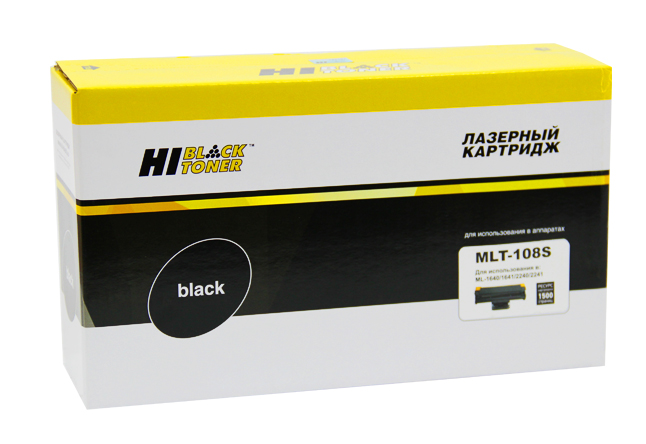 Картридж совместимый Hi-Black HB-MLT-D108S (ML-1640/1641/2240/2241) 1,5K