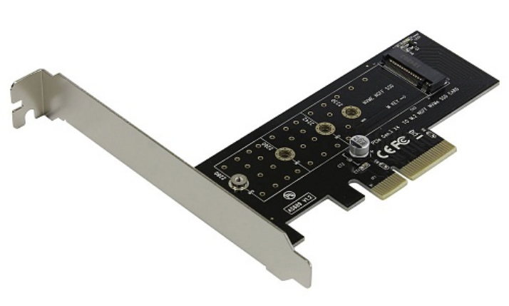 Переходник (адаптер) PCI-E для M.2 SATA NGFF SSD AgeStar AS-MC01