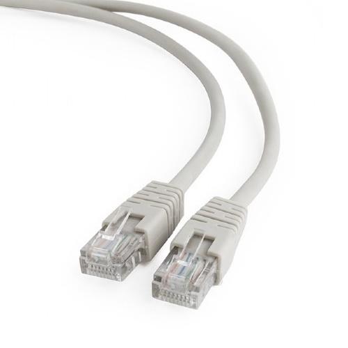 Патчкорд UTP Cablexpert PP12-0.5m кат.5e, 0.5м, литой, многожильный (серый)