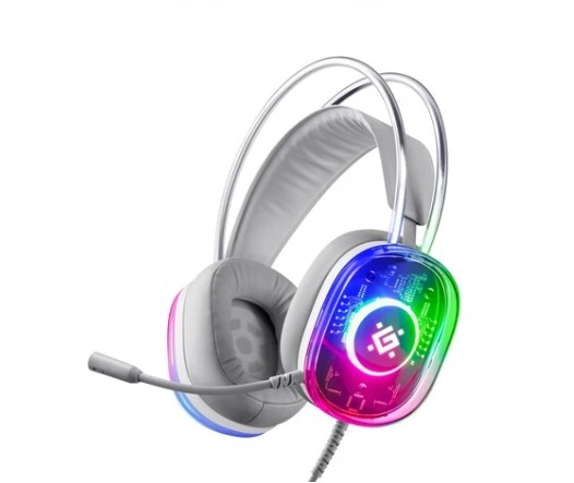 Гарнитура игровая Defender Cyborg 7.1, RGB, белый