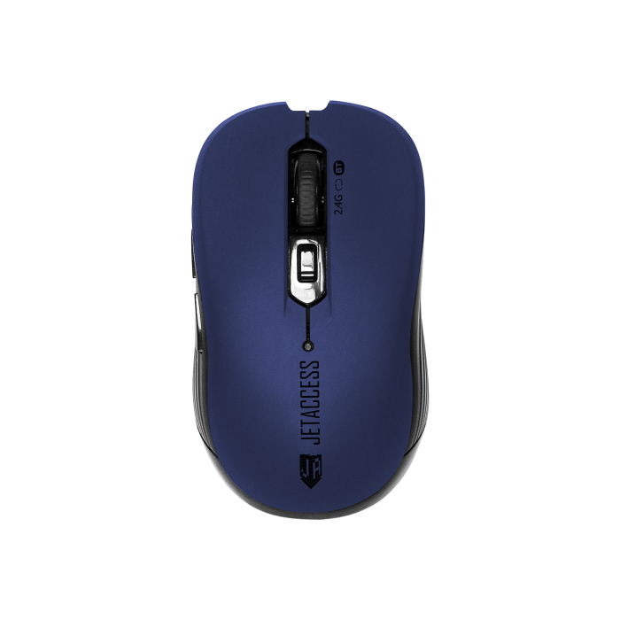 Мышь беспроводная JETACCESS OM-B90G, BT+2.4G, синий