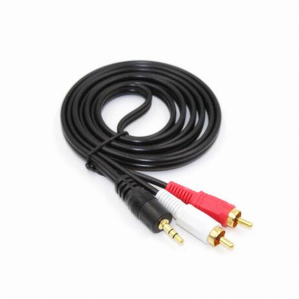Кабель Audio 3.5мм/2*RCA Male-Male 5м Cablexpert CCA-458-5M