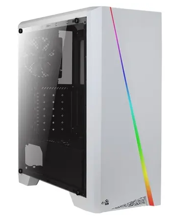 Корпус ATX без БП AeroCool Cylon, белый