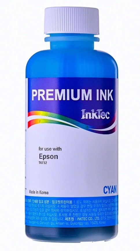 Чернила InkTec (E0017) Cyan (для Epson L800/L805/L810/L850 (100мл)