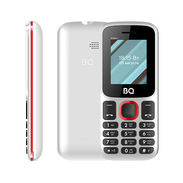 Мобильный телефон BQ-1848 STEP + White-Red Dual SIM