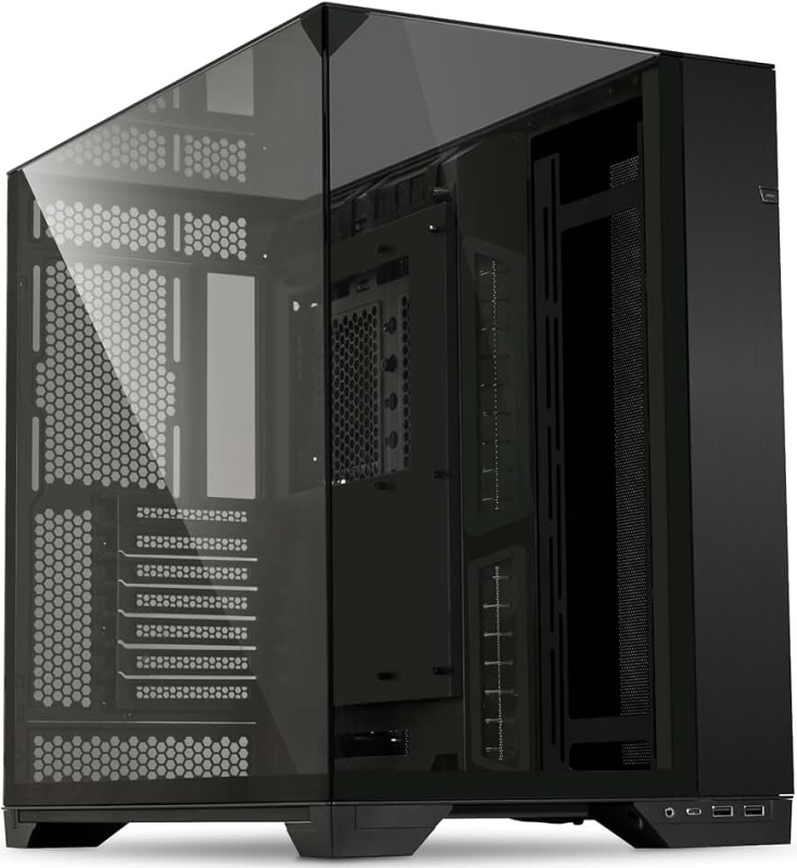 Корпус ATX без БП LIAN LI O11 Vision Chrome (G99.O11VC.R0) черный