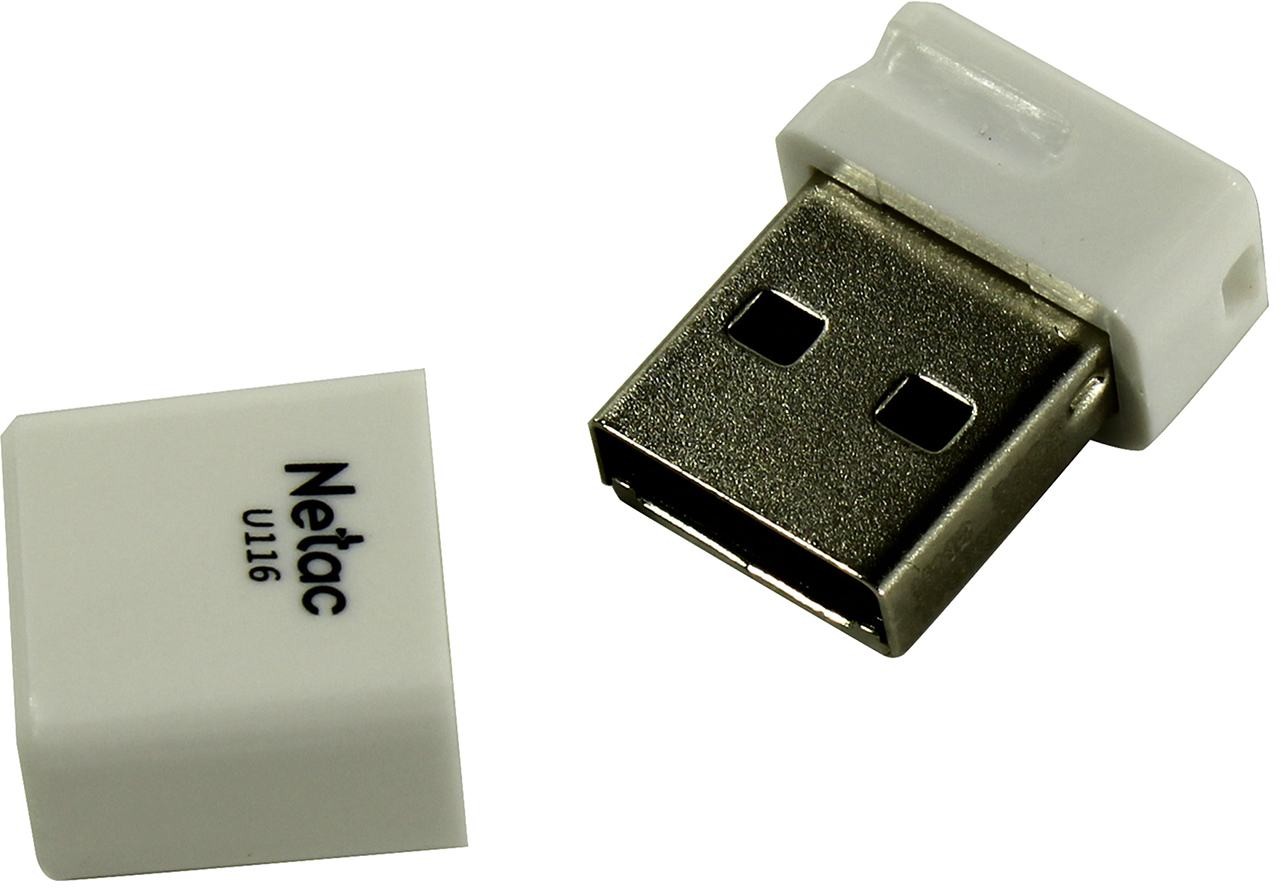 Флеш накопитель 16Gb USB 2.0 Netac U116 (NT03U116N-016G-20WH)
