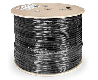 Кабель внешний витая пара Бухта 305м ExeGate FTP5e 4pr ( 0.51mm) на тросу, медь EX241488RUS