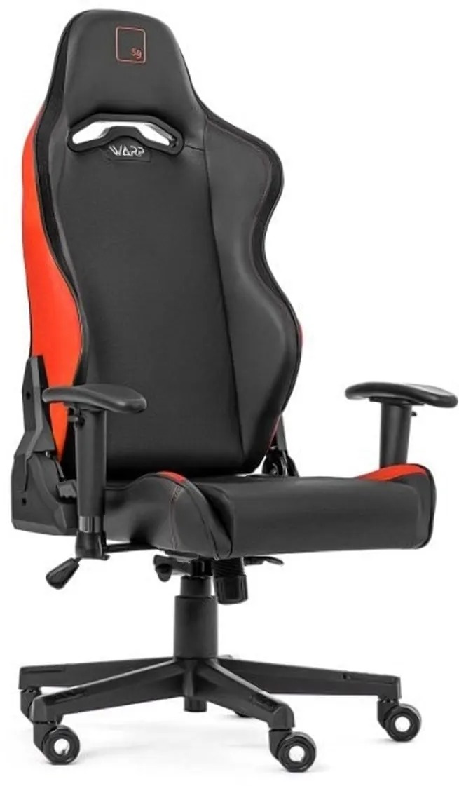Кресло игровое WARP Sg черный/красный