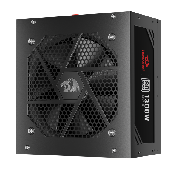 Блок питания 1300W Redragon RGPS-1300W, 80+ Platinum, модульный, черный