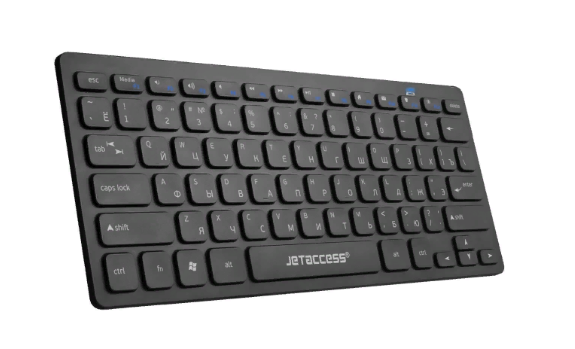 Клавиатура беспроводная JETACCESS SLIM LINE K8 BT черный