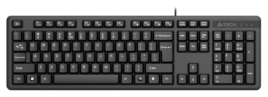 Клавиатура A4Tech KK-3, черный