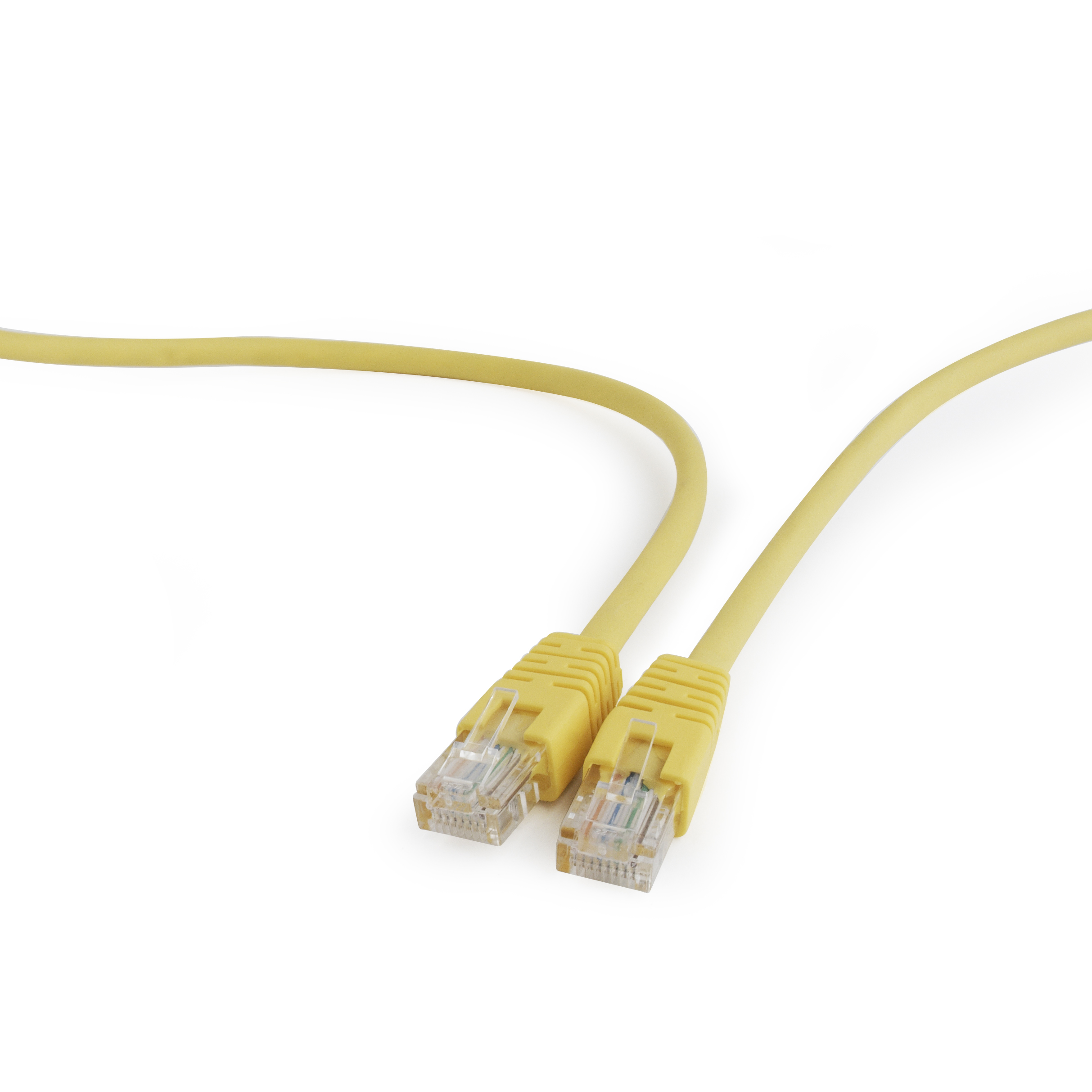 Патчкорд UTP Cablexpert PP12-3M/Y кат.5e, 3м, литой, многожильный (жёлтый)
