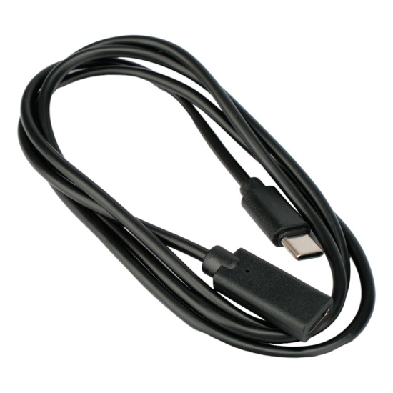 Кабель-удлинитель Type-C, Cablexpert CCP-USB2-CMCF-3M, Type-C(М)/Type-C(F), 3А, 60Вт, PD/QC3.0, 3м