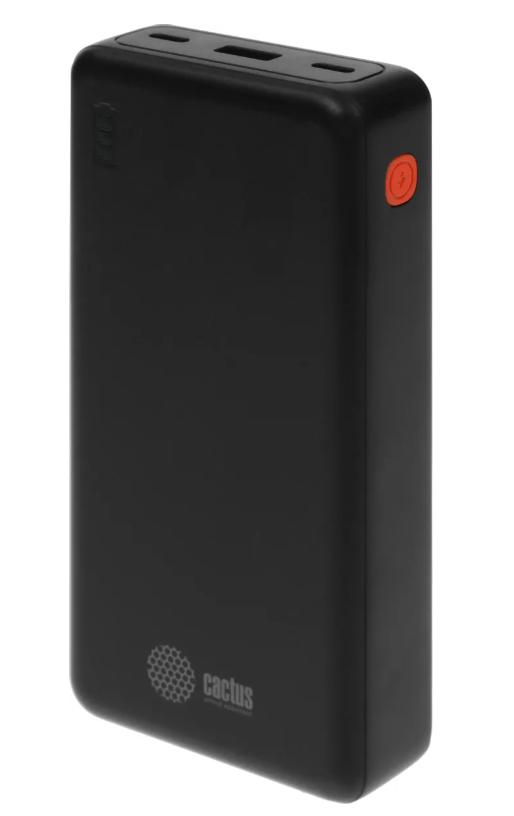 Портативный аккумулятор Cactus CS-PBFSDA-20000, 20000mAh, черный