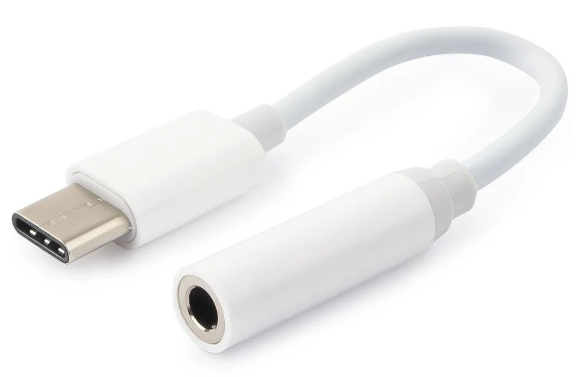 Переходник USB Type-C/Jack3.5F Cablexpert CCA-UC3.5F-01-W