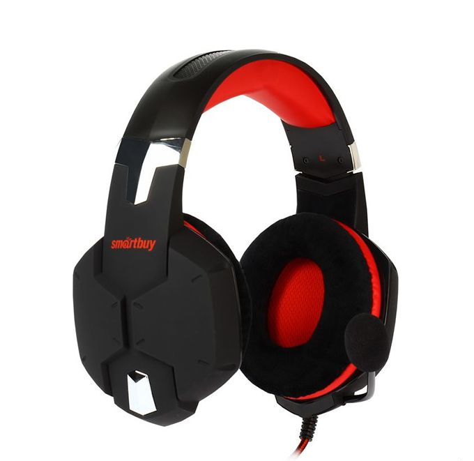 Гарнитура игровая Smartbuy RUSH VIPER (SBHG-2200), черный-красный