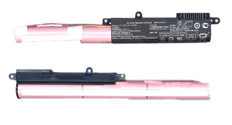 Аккумулятор для ноутбука Asus X540LA, X540SA (A31N1519) 36Wh, 11.25V, 3200mAh ZeepDeep